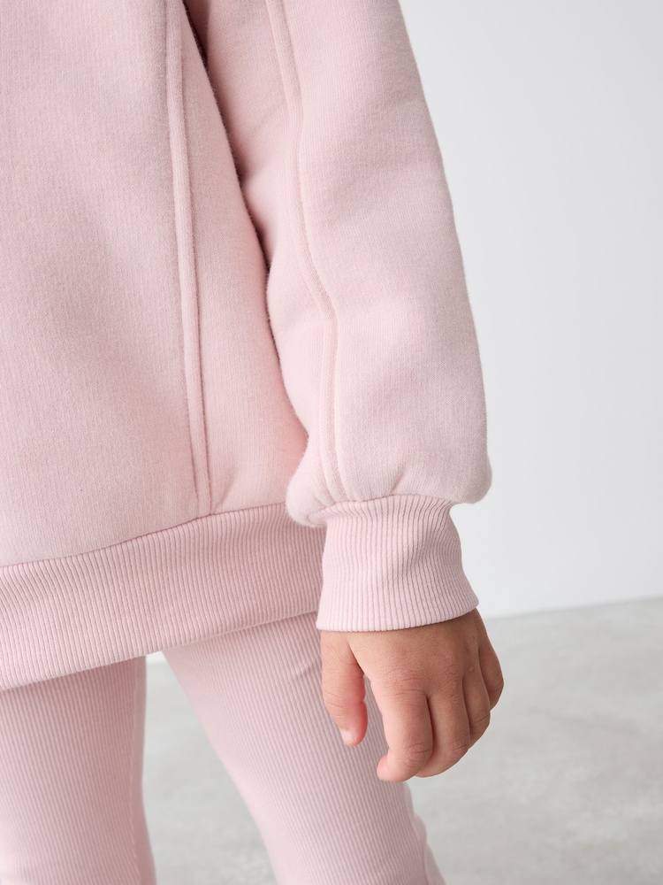 Baker by Ted Baker Pink Sweat Top and Flare Set - Image 7 of 14