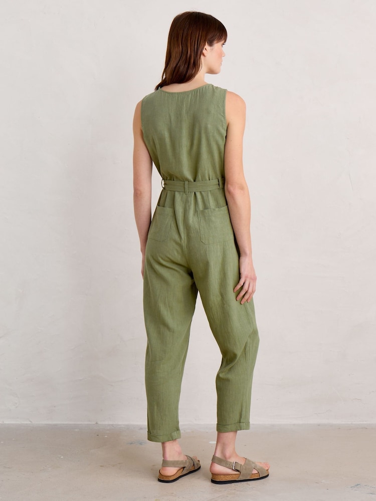 Seasalt Cornwall Green Abbey Pool Jumpsuit - Image 2 of 6 Seasalt Cornwall Green Abbey Pool Jumpsuit - Image 2 of 6
