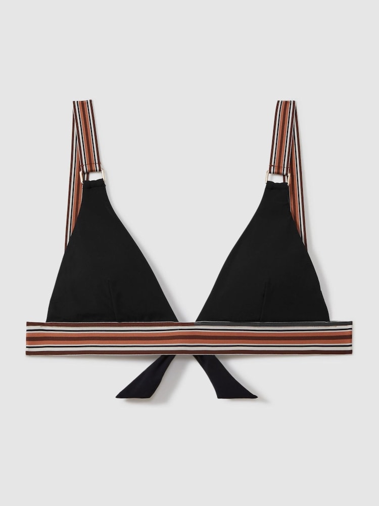 Reiss Yve Bikinioberteil mit gestreiften Trägern - Bild 2 von 5 Reiss Yve Bikinioberteil mit gestreiften Trägern - Bild 2 von 5