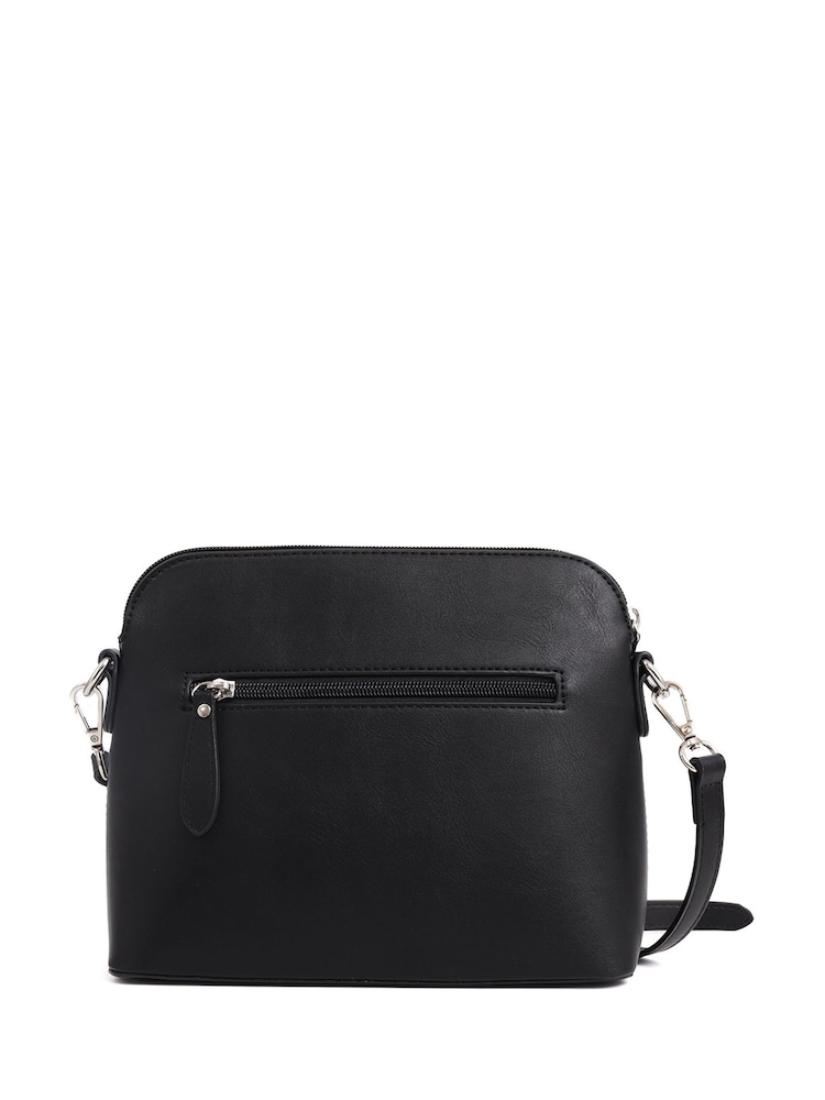 Pavers Black Pavers Zip-Fasten Crossbody Black Bag - Image 2 of 3