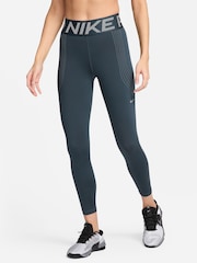 Nike Navy Pro Sculpt High-Waisted 7/8 Leggings - Image 1 of 4