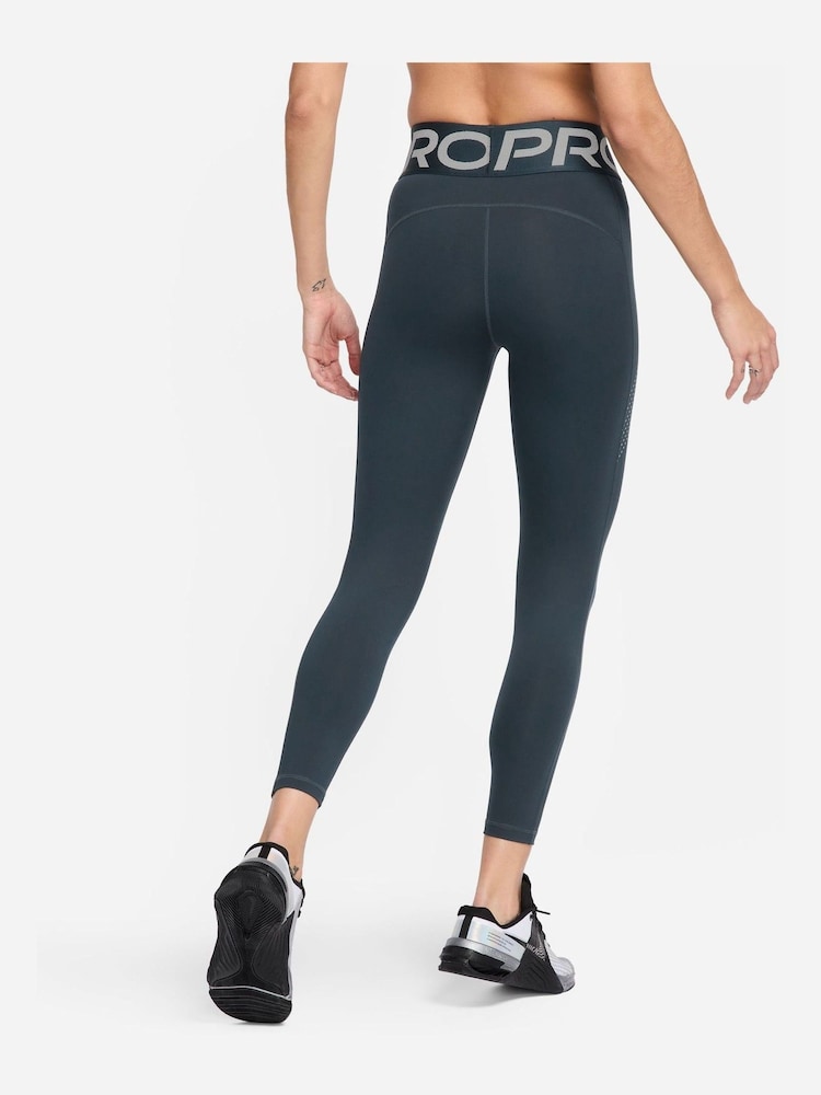 Nike Navy Pro Sculpt High-Waisted 7/8 Leggings - Image 2 of 4 Nike Navy Pro Sculpt High-Waisted 7/8 Leggings - Image 2 of 4