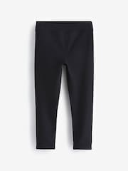 Black Fleece Lined Sports Leggings (3-16yrs) - Image 1 of 3