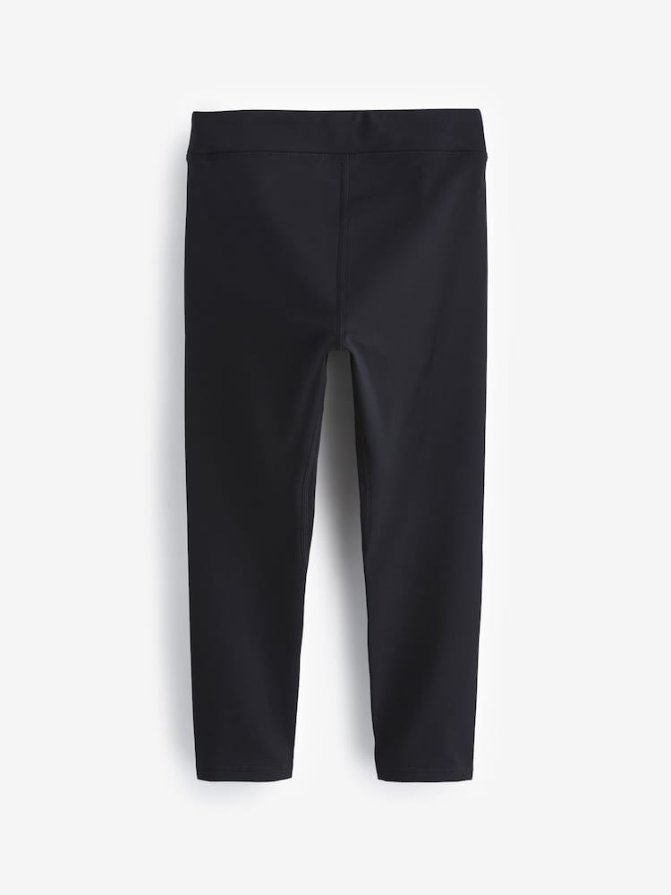 Black Fleece Lined Sports Leggings (3-16yrs) - Image 2 of 3