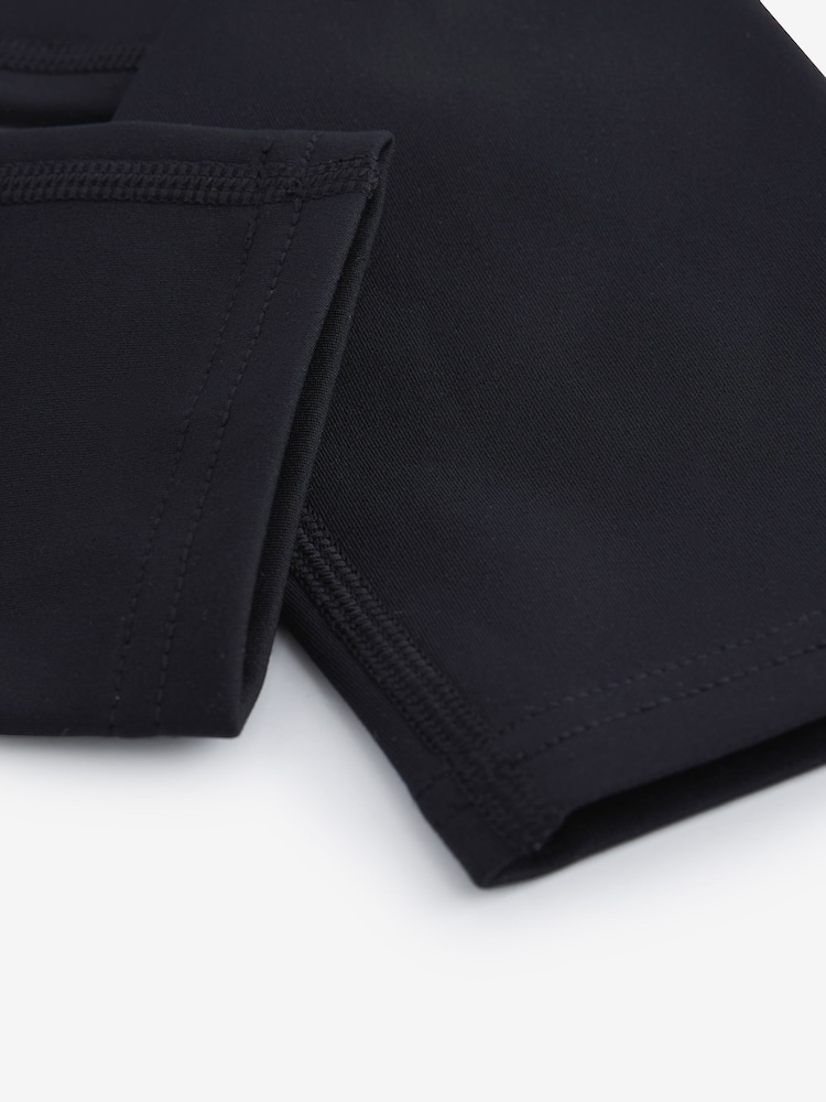 Black Fleece Lined Sports Leggings (3-16yrs) - Image 3 of 3