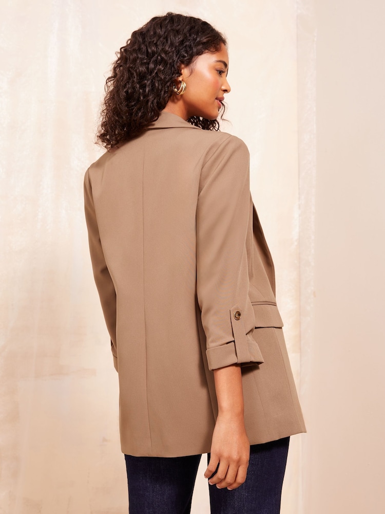 Friends Like These Beige Edge To Edge Blazer - Image 2 of 4
