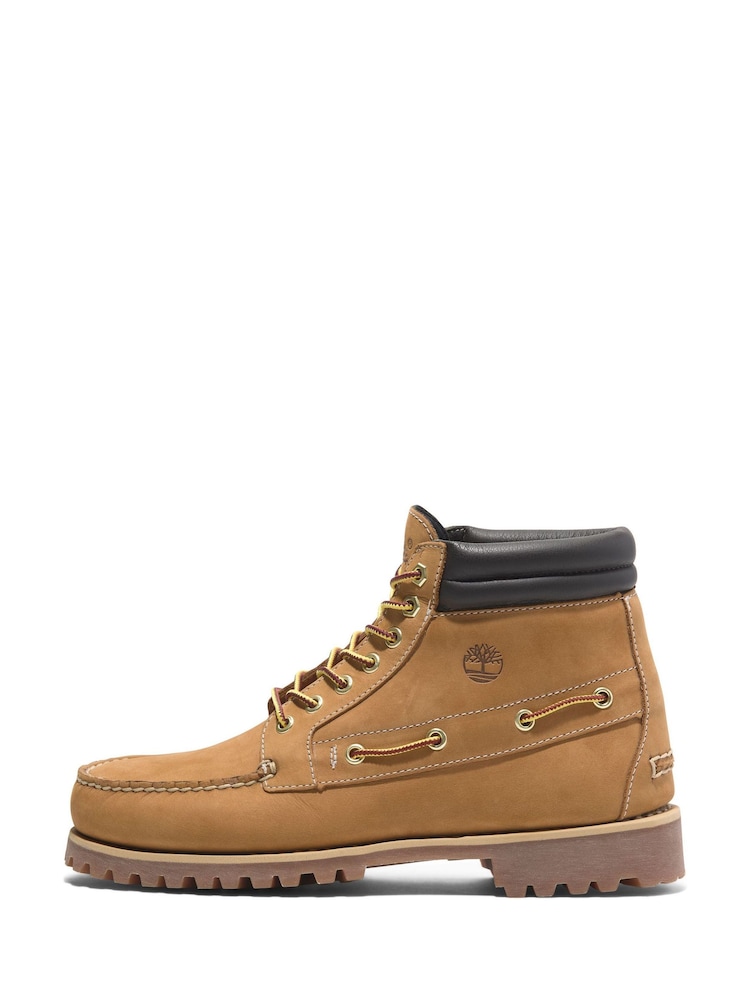 Tan - Timberland Authentic Mid Lace Stiefel im Bootsschuh-Stil - Bild 2 von 7 Tan - Timberland Authentic Mid Lace Stiefel im Bootsschuh-Stil - Bild 2 von 7