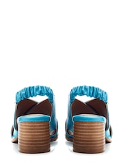 Moda in Pelle Prinia Cross-Over Low Block Elastic Sandals - Image 3 of 4
