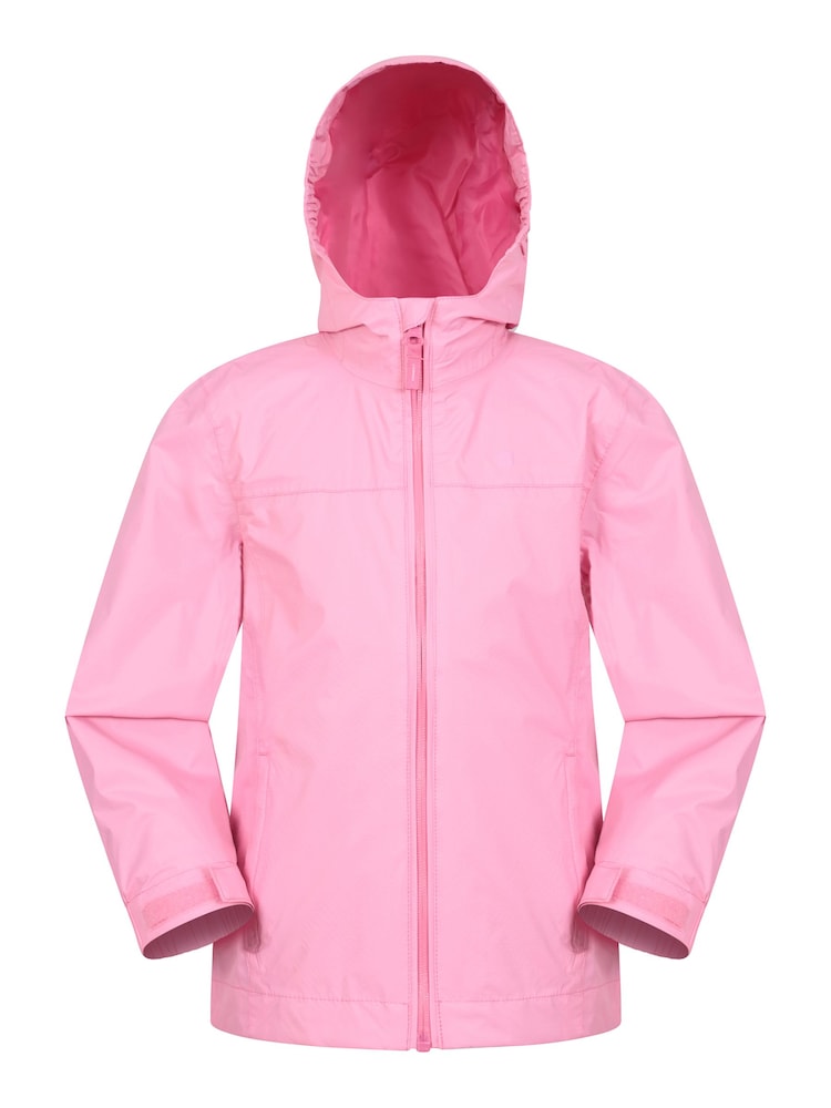Mountain Warehouse Light Pink Kids Torrent Waterproof Jacket - Image 1 of 5 Mountain Warehouse Light Pink Kids Torrent Waterproof Jacket - Image 1 of 5
