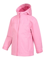 Mountain Warehouse Light Pink Kids Torrent Waterproof Jacket - Image 3 of 5