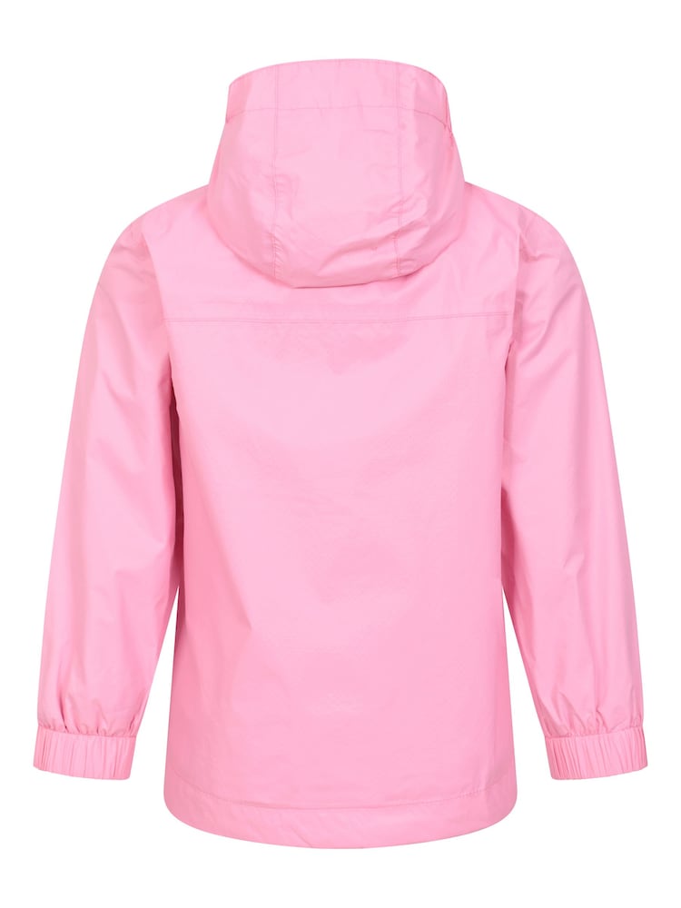 Rose clair - Veste imperméable Mountain Warehouse Torrent enfant - Image 4 of 5