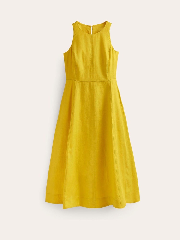 Boden Carla Midikleid aus 100 % Leinen - Bild 7 von 7