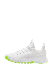 Nike White/Volt Free Metcon 6 Gym Trainers - Image 3 of 5