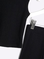 River Island Mädchen Leopardenmuster Kunstpelz 3-teiliges Set - Bild 5 von 5