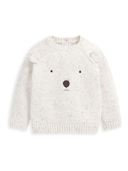 Mamas & Papas 2 Piece 100% Cotton Bear Knit Set - Image 5 of 5