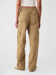 Gap Brown Cargo Easy Trousers - Image 3 of 8
