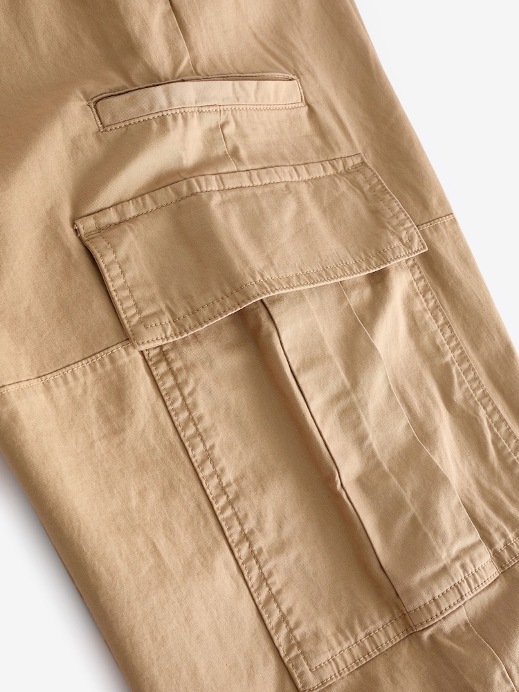 Gap Brown Cargo Easy Trousers - Image 8 of 8