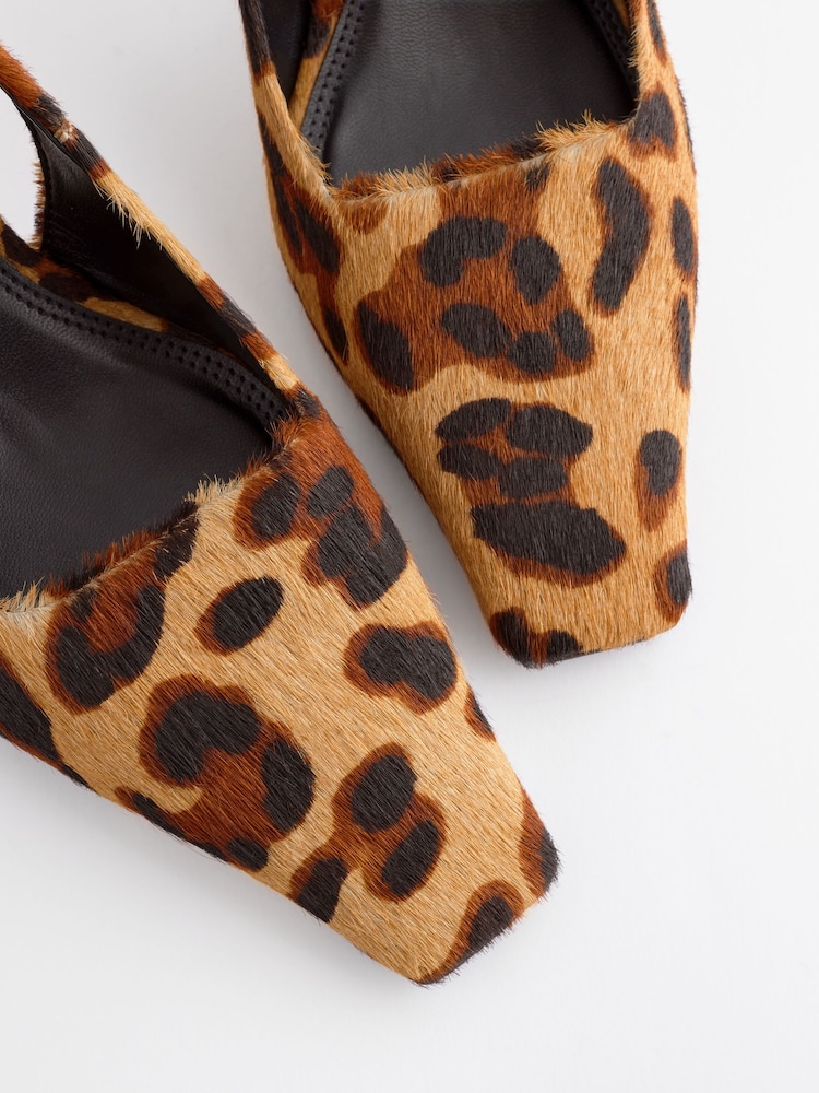 Animal - Premium Square Toe Leather čevelj z odprto peto; salonar z odprto peto čevlji z visoko peto - Slika 13 iz 13 Animal - Premium Square Toe Leather čevelj z odprto peto; salonar z odprto peto čevlji z visoko peto - Slika 13 iz 13