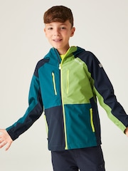 Regatta Blue Green Highton V Waterproof Jacket - Image 1 of 7