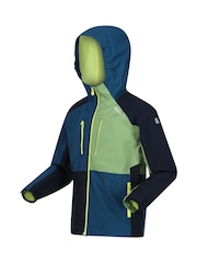 Regatta Blue Green Highton V Waterproof Jacket - Image 7 of 7