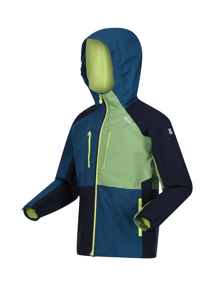 Regatta Blue Green Highton V Waterproof Jacket - Image 7 of 7