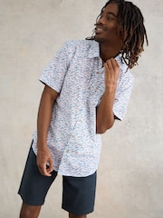 White Stuff White Shoal Printed Shirt - Image 1 of 7