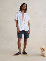 White Stuff White Shoal Printed Shirt - Image 3 of 7