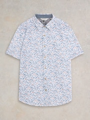 White Stuff White Shoal Printed Shirt - Image 5 of 7