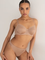 Pour Moi Nude Effortless Non Padded Full Cup Side Support Bra - Image 2 of 4