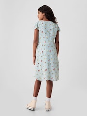 Gap Light Blue DÔEN Floral Dress (Kids) - Image 2 of 4