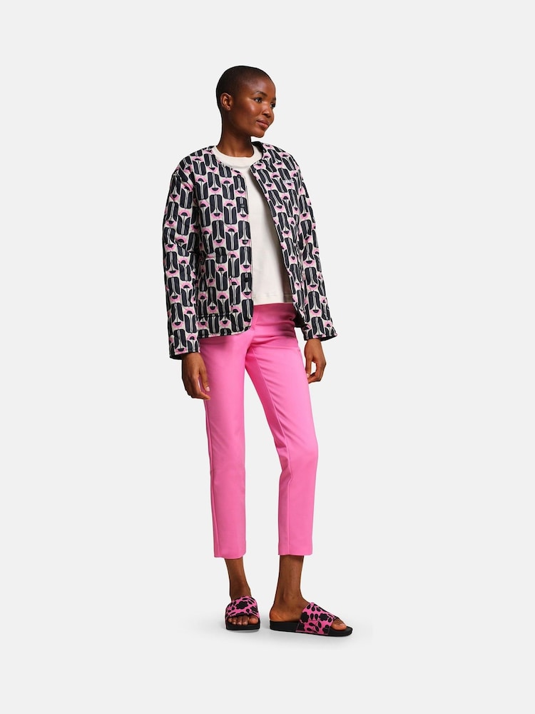 Regatta Black Orla Kiely Summer Quilt Jacket - Image 1 of 7