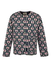 Regatta Black Orla Kiely Summer Quilt Jacket - Image 6 of 7