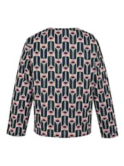 Regatta Black Orla Kiely Summer Quilt Jacket - Image 7 of 7