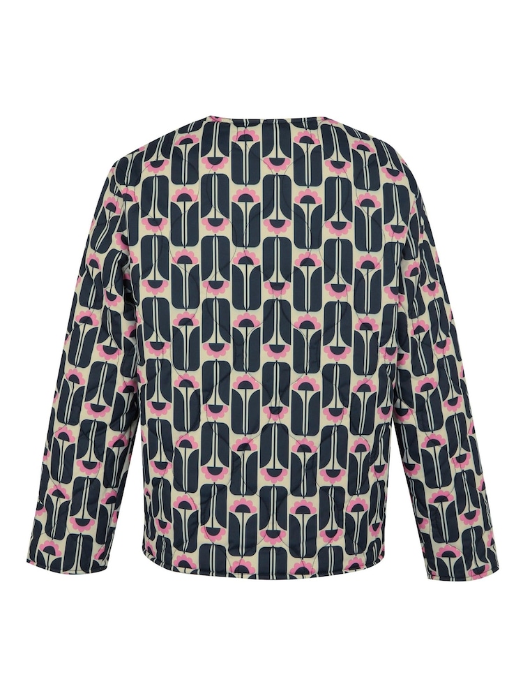 Regatta Black Orla Kiely Summer Quilt Jacket - Image 7 of 7