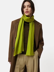 Jigsaw Green Wool Silk Pashmina - Image 2 of 2