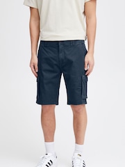 Blend Blue Stretch Cargo Shorts - Image 1 of 1