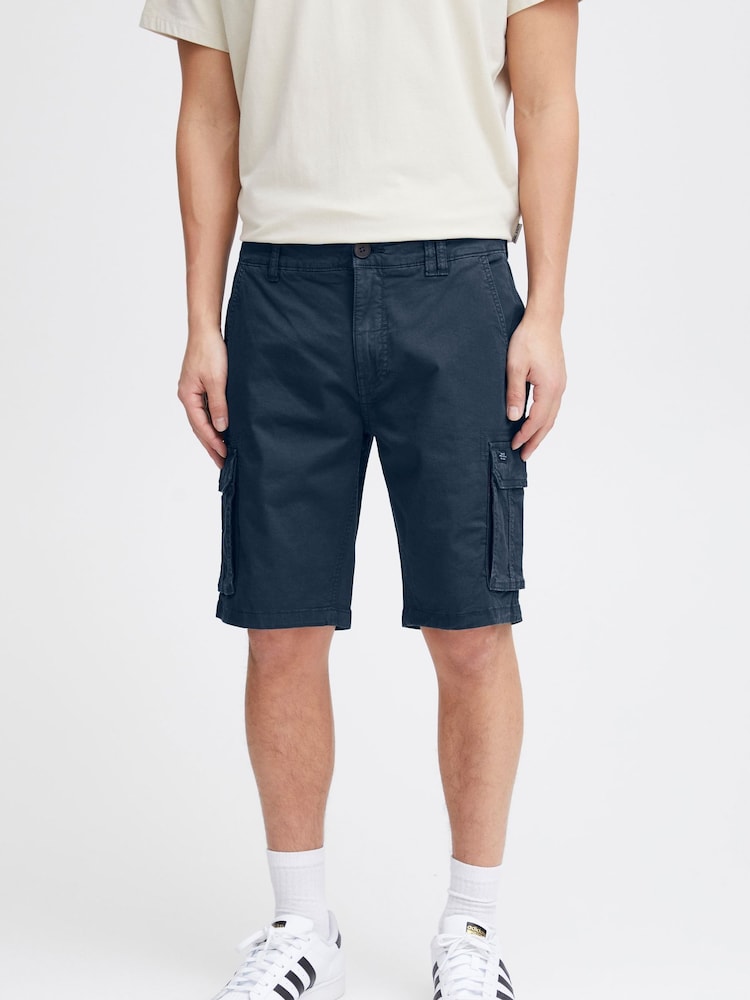 Blend Blue Stretch Cargo Shorts - Image 1 of 1