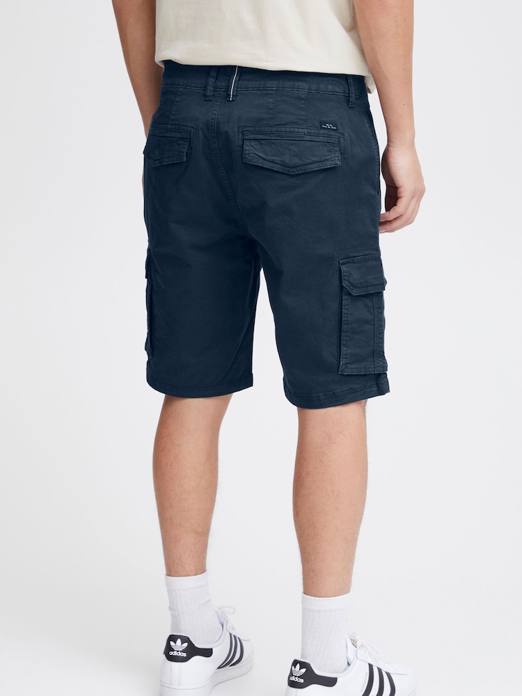 Blend Blue Stretch Cargo Shorts - Image 2 of 5