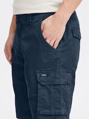 Blend Blue Stretch Cargo Shorts - Image 3 of 5