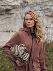 Ilse Jacobsen Cinched Waist Long Thermal Waterproof Raincoat - Image 2 of 5