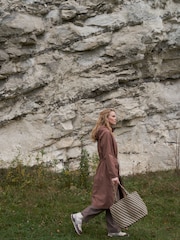 Ilse Jacobsen Cinched Waist Long Thermal Waterproof Raincoat - Image 3 of 5