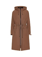 Ilse Jacobsen Cinched Waist Long Thermal Waterproof Raincoat - Image 4 of 5