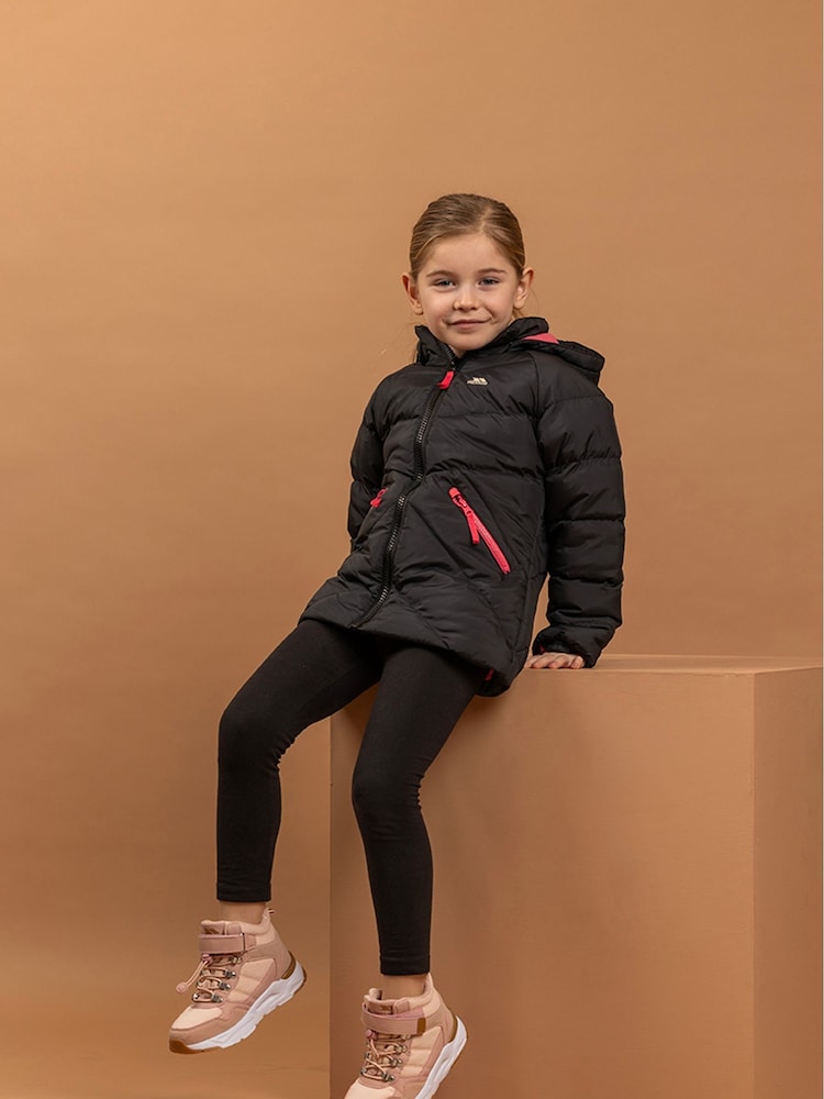 Trespass Kids Annah Casual Black Jacket - Image 2 of 4