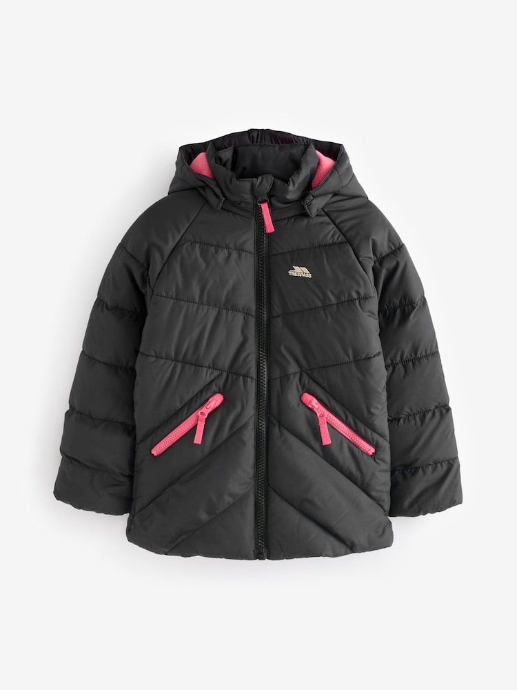 Trespass Kids Annah Casual Black Jacket - Image 4 of 4