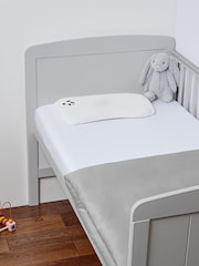 Panda London Quiet Grey Kids Bamboo Viscose Duvet Cover - Image 2 of 4
