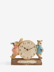 Natural Rosie and Bertie Wine Mantle Clock - Image 3 of 4