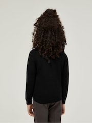 Trutex Black 100% Cotton Cardigan - Image 3 of 6