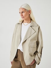 Hush Natural Relaxed 100% Cotton Renee Jacket - Image 2 of 6