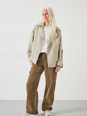 Hush Natural Relaxed 100% Cotton Renee Jacket - Image 3 of 6