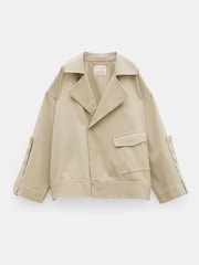 Hush Natural Relaxed 100% Cotton Renee Jacket - Image 6 of 6